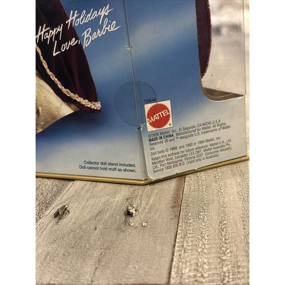 Mattel 1996 Happy Holidays Barbie Doll Special Edition Collectors Item New - Picture 8 of 12